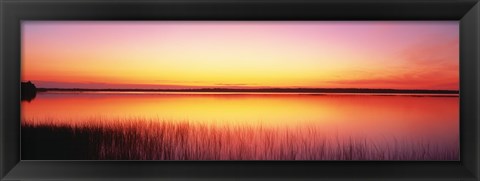 Framed Sunrise Lake Michigan Door County WI Print