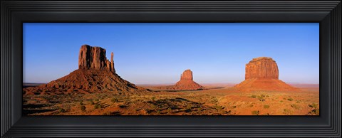 Framed Monument Valley Tribal Park, Navajo Reservation, Arizona, USA Print