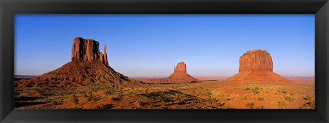 Framed Monument Valley Tribal Park, Navajo Reservation, Arizona, USA Print