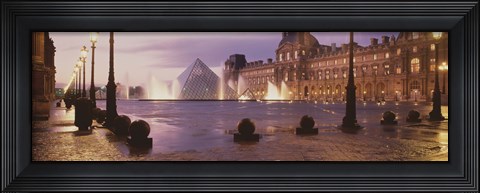Framed Louvre Museum Paris France Print