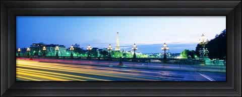 Framed France, Paris, Alexandre III Bridge Print