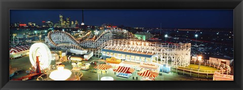 Framed Amusement Park Ontario Toronto Canada Print