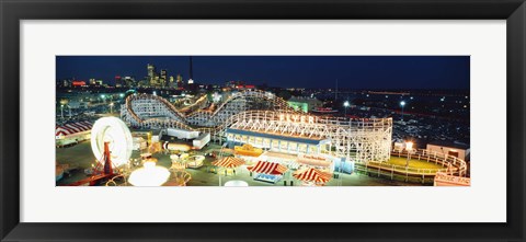 Framed Amusement Park Ontario Toronto Canada Print