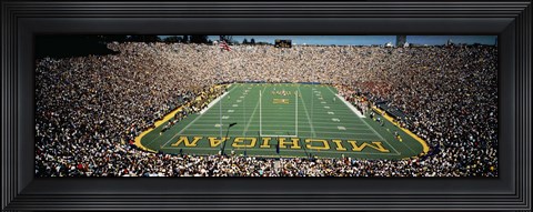 Framed University Of Michigan Stadium, Ann Arbor, Michigan, USA Print