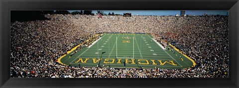Framed University Of Michigan Stadium, Ann Arbor, Michigan, USA Print