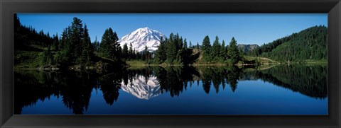 Framed Eunice Lake Mt Rainier National Park WA USA Print