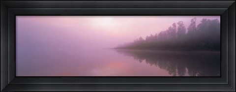 Framed Lake Paringa South Island New Zealand Print