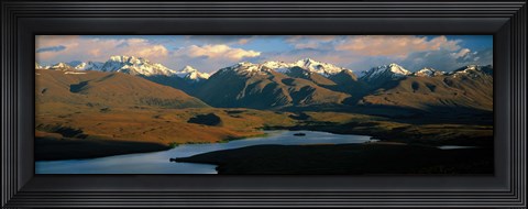 Framed Lake Alexandrina New Zealand Print