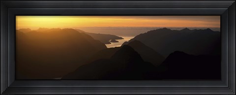 Framed Fiordland National Park New Zealand Print