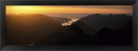 Framed Fiordland National Park New Zealand Print