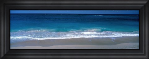 Framed Waters Edge Barbados Caribbean Print