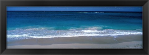 Framed Waters Edge Barbados Caribbean Print