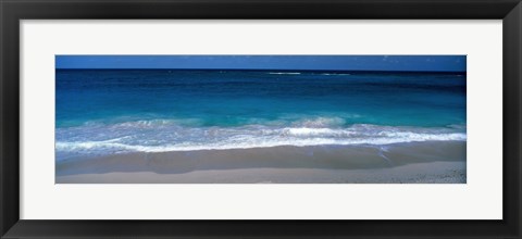 Framed Waters Edge Barbados Caribbean Print