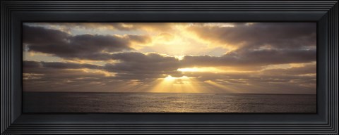 Framed Sunset Sub Antarctic Australia Print