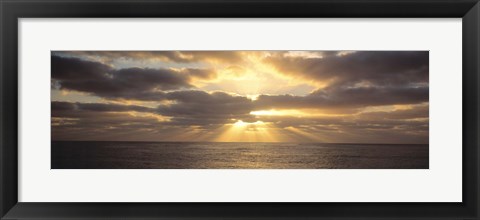 Framed Sunset Sub Antarctic Australia Print