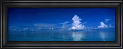 Framed Sea &amp; Clouds The Maldives Print
