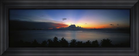 Framed Sunset &amp; Cloud Thailand Print