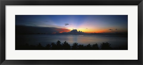 Framed Sunset &amp; Cloud Thailand Print