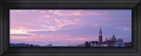 Framed Church in a city, San Giorgio Maggiore, Grand Canal, Venice, Italy Print