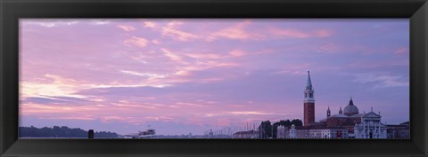 Framed Church in a city, San Giorgio Maggiore, Grand Canal, Venice, Italy Print