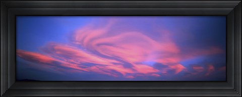 Framed Cloudscape Canterbury New Zealand Print