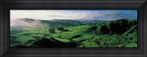 Framed Farmland Taranaki New Zealand Print