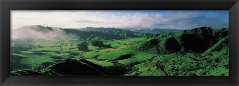 Framed Farmland Taranaki New Zealand Print