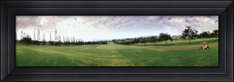 Framed Golf Course Maui HI USA Print