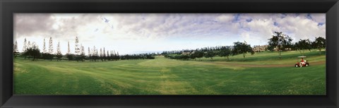 Framed Golf Course Maui HI USA Print