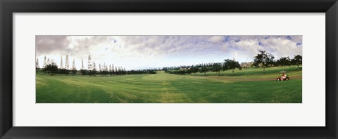 Framed Golf Course Maui HI USA Print