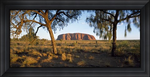 Framed Ayers Rock Australia Print