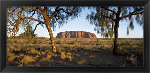 Framed Ayers Rock Australia Print