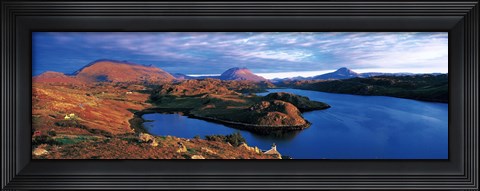 Framed Loch Inchard Sutherland Scotland Print