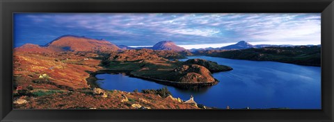 Framed Loch Inchard Sutherland Scotland Print