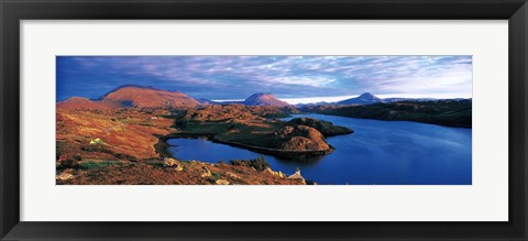 Framed Loch Inchard Sutherland Scotland Print