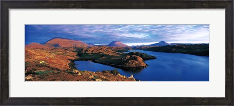 Framed Loch Inchard Sutherland Scotland Print