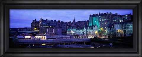 Framed Old Town Edinburgh Scotland Print