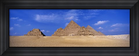 Framed Great Pyramids, Giza, Egypt Print