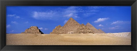 Framed Great Pyramids, Giza, Egypt Print