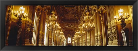 Framed Interiors of a palace, Paris, Ile-De-France, France Print