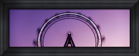 Framed Ferris Wheel, Prater, Vienna, Austria Print