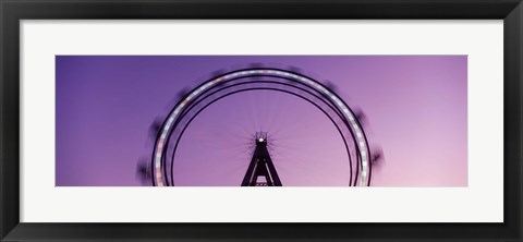 Framed Ferris Wheel, Prater, Vienna, Austria Print