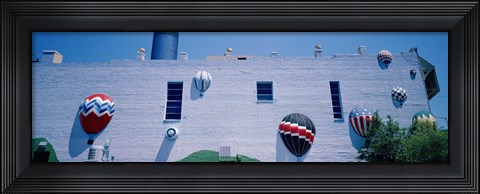 Framed Building With Balloon Decorations, Louisville, Kentucky, USA Print