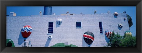 Framed Building With Balloon Decorations, Louisville, Kentucky, USA Print