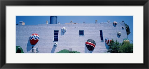 Framed Building With Balloon Decorations, Louisville, Kentucky, USA Print