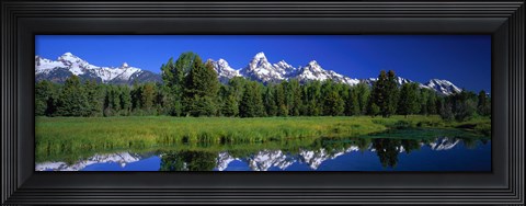 Framed Teton Range Grand Teton National Park WY USA Print