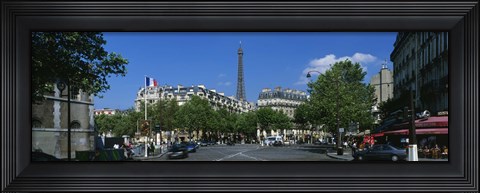 Framed France, Paris, Avenue de Tourville Print