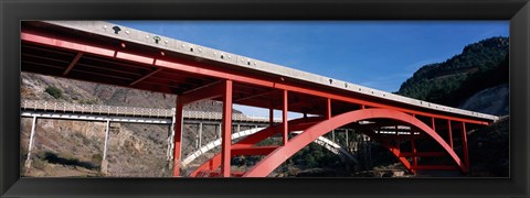 Framed Two bridges San Carlos Indian Reservation AZ USA Print