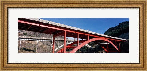 Framed Two bridges San Carlos Indian Reservation AZ USA Print