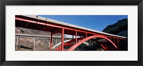 Framed Two bridges San Carlos Indian Reservation AZ USA Print